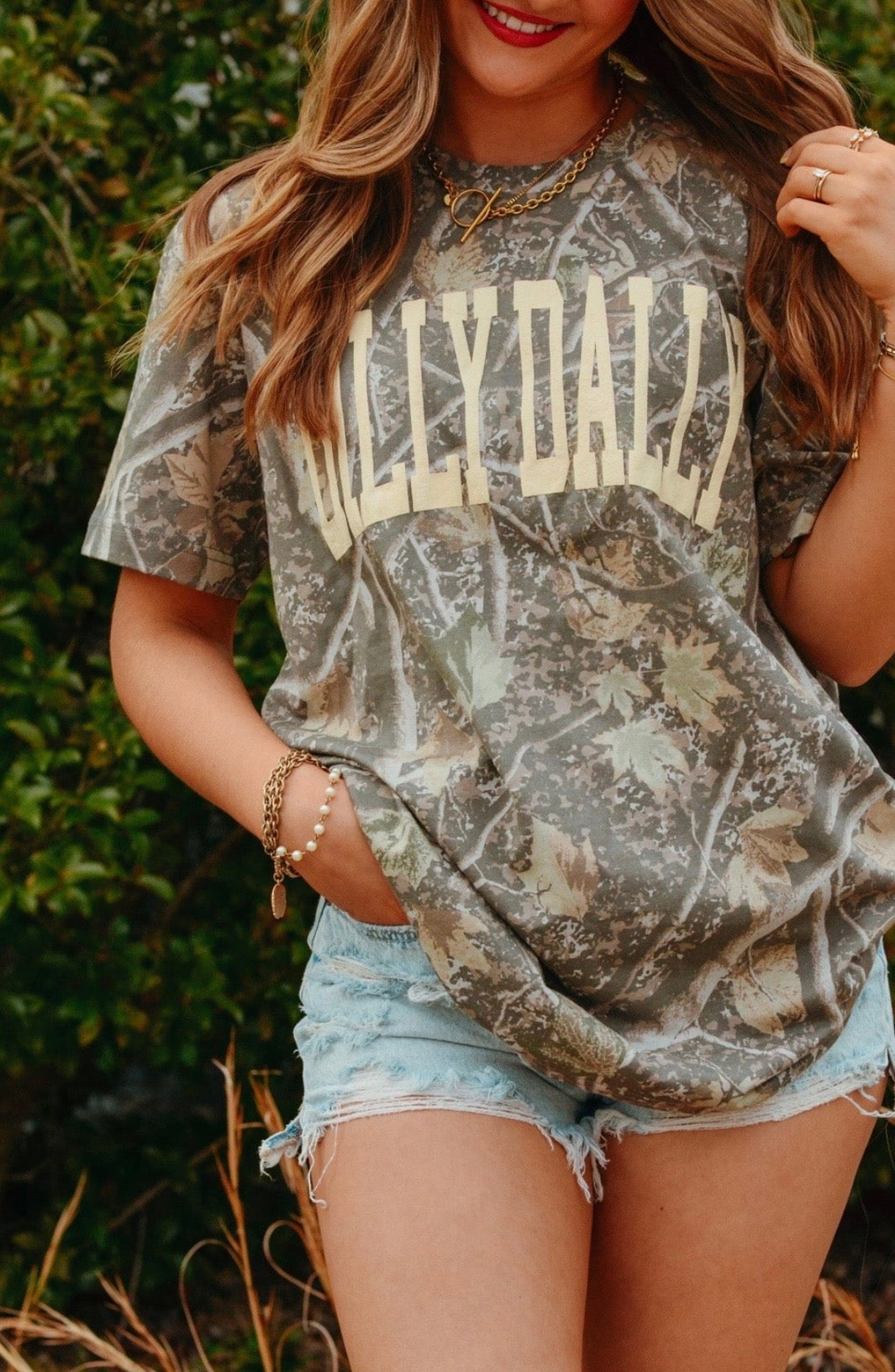 Dilly Dally Camo Tee