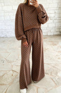Brown Polka Dot Set