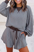Striped Short Set